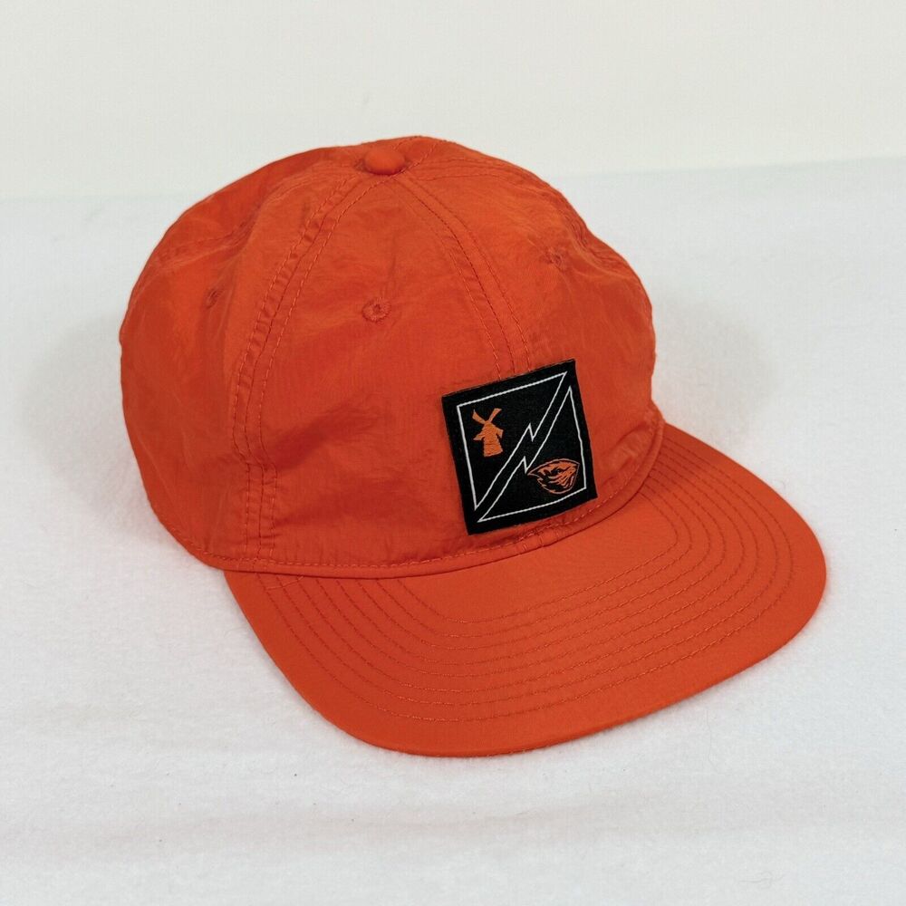 Dutch Bros x Oregon State University PNW Orange Nylon Baseball Hat‎ Cap One Size